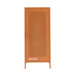 Caisson de bureau PANTONE métal orange h105cm