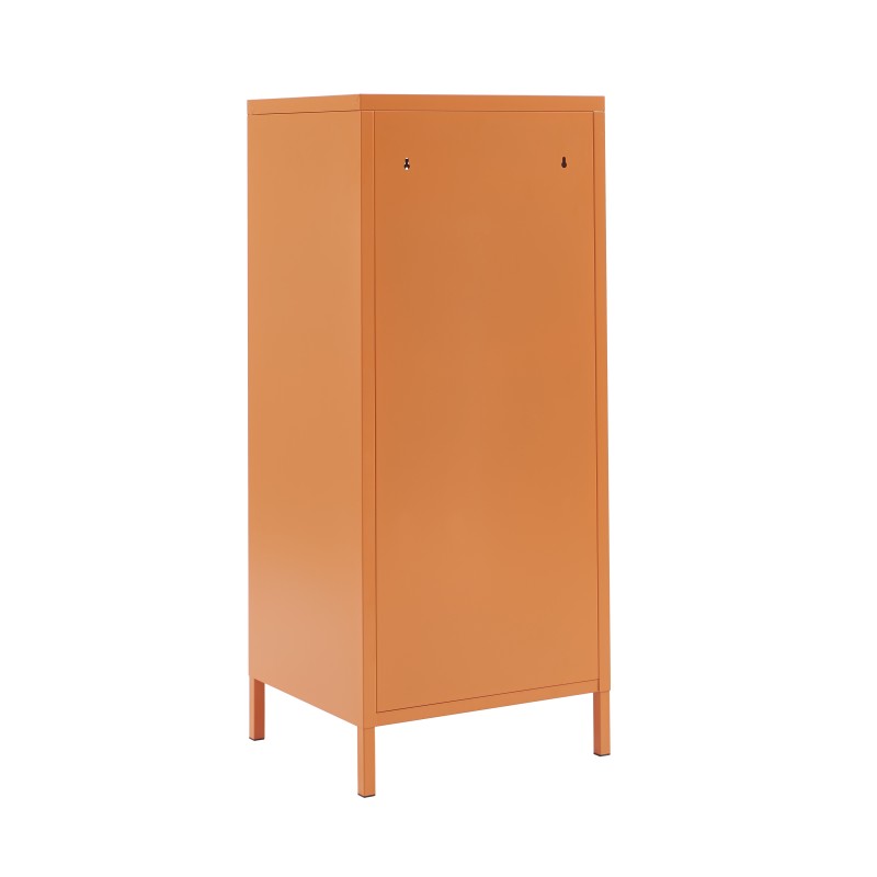 Caisson de bureau PANTONE métal orange h105cm