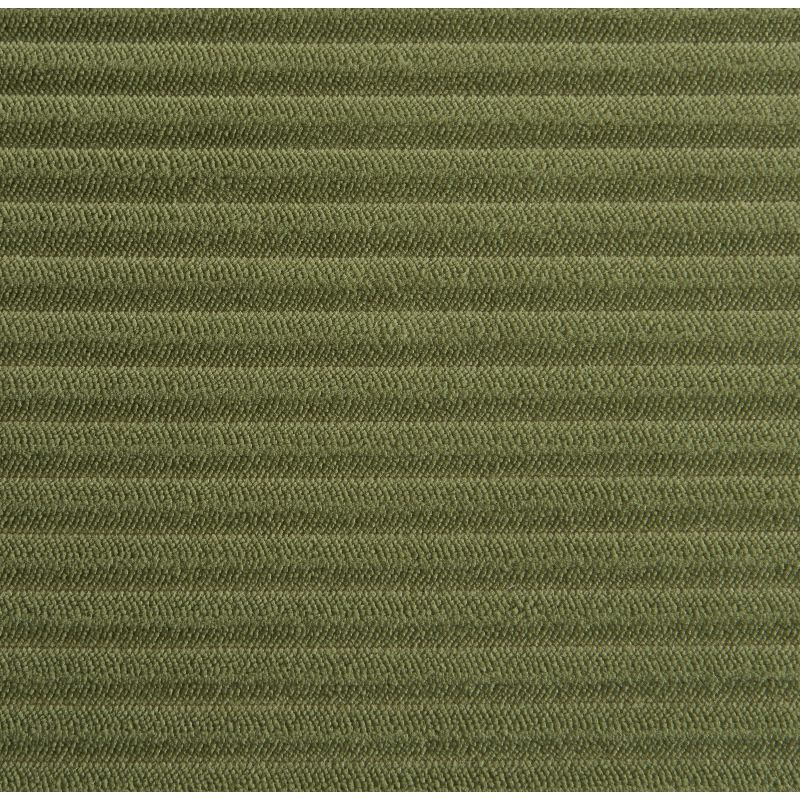 Canapé d'angle convertible et réversible 4 places ZOLA velours côtelé vert