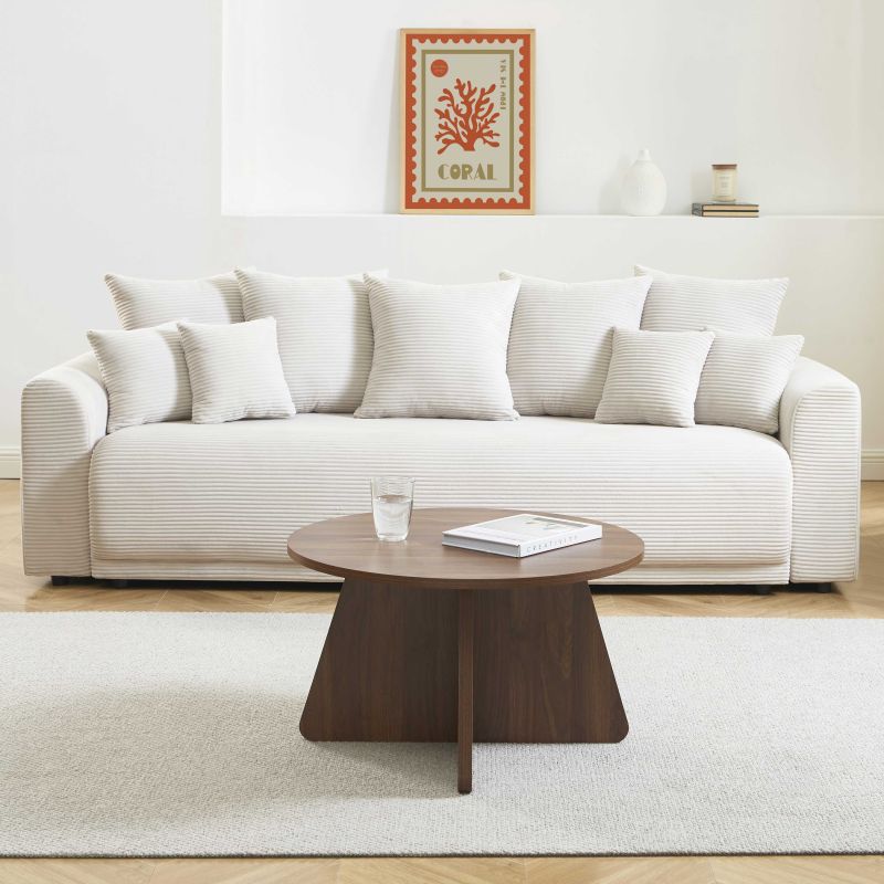 Table basse RUBA effet noyer