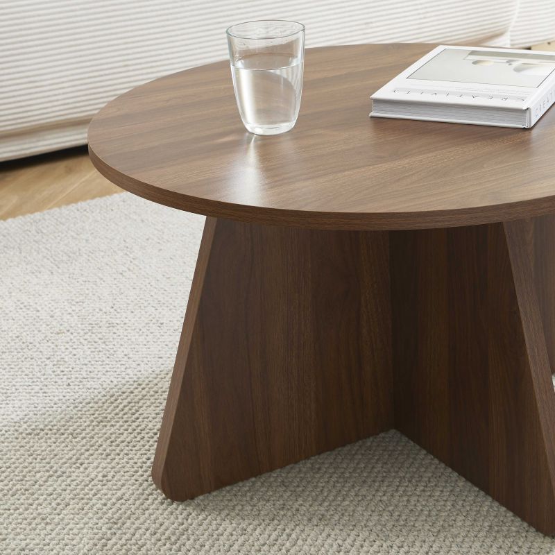 Table basse RUBA effet noyer
