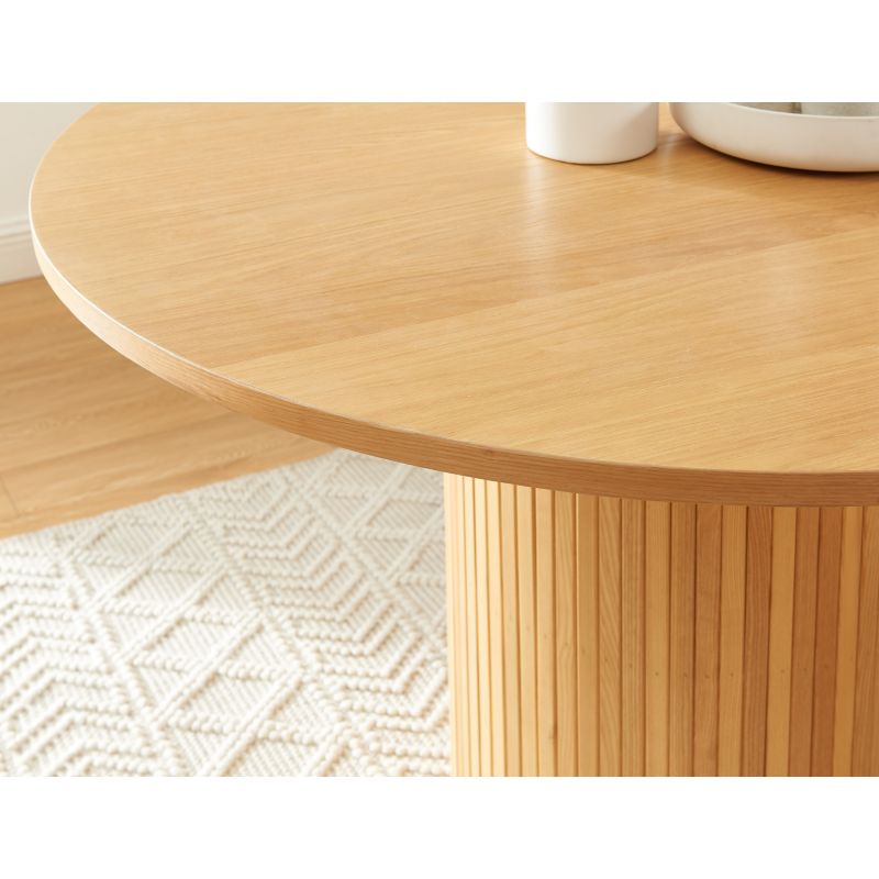 Table à manger ERNEST ronde frêne 120cm