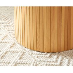 Table à manger ERNEST ronde frêne 120cm