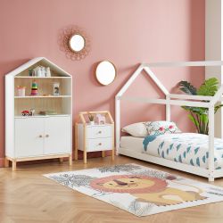 Table de chevet enfant TINY blanc