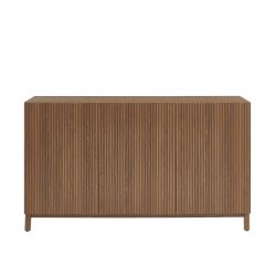 Sideboard ORCA in Nussbaumoptik, 3 Türen, 140 cm