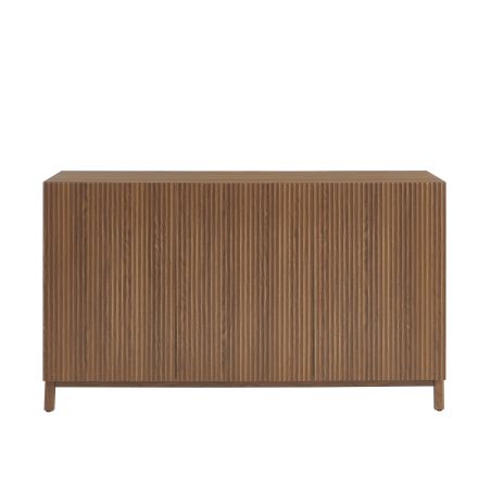 Sideboard ORCA in Nussbaumoptik, 3 Türen, 140 cm