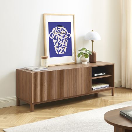 TV-Möbel ORCA Nussbaumoptik 140 cm