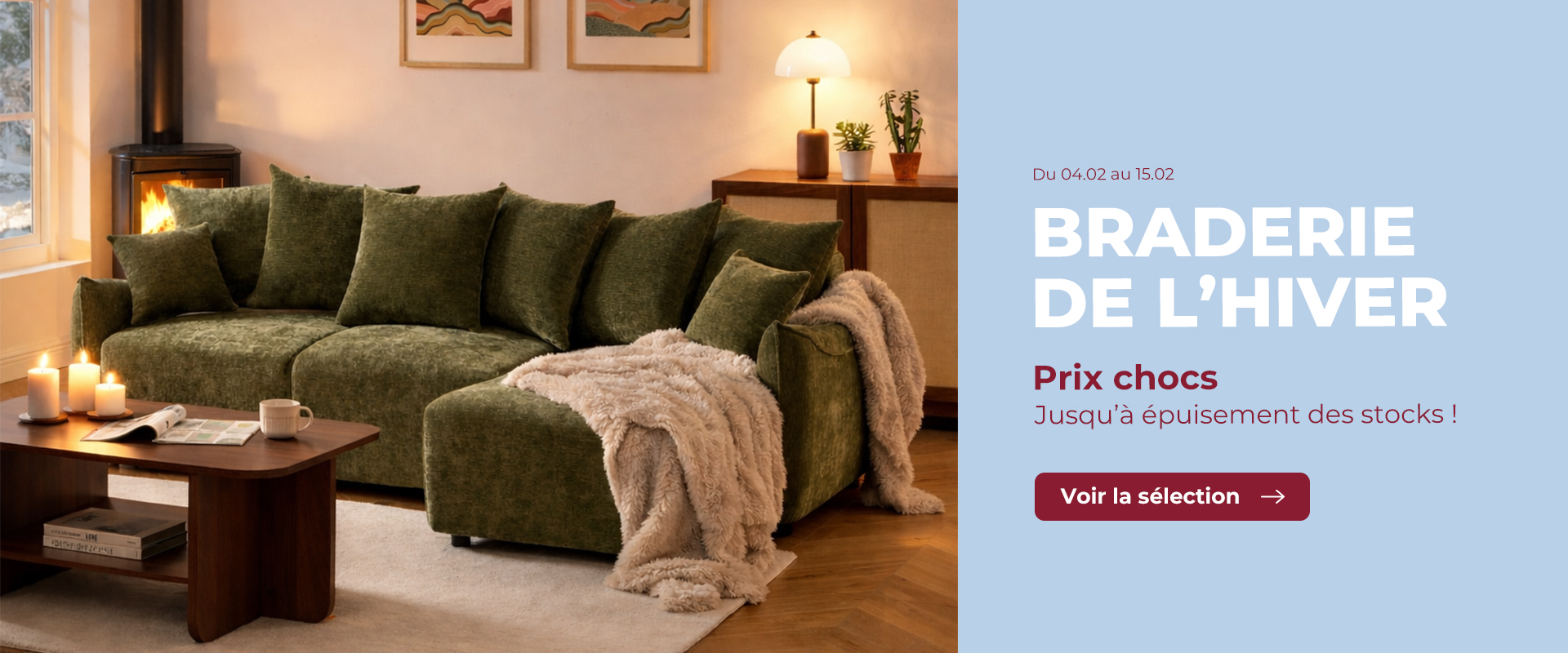 Braderie Hiver Slide background